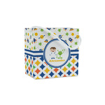 Boy's Space & Geometric Print Party Favor Gift Bags - Gloss (Personalized)
