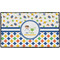 Boy's Space & Geometric Print Door Mat - 60"x36" (Personalized)