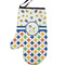 Boy's Space & Geometric Print Personalized Oven Mitt - Left
