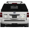 Boy's Space & Geometric Print Personalized Square Car Magnets on Ford Explorer
