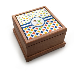 Boy's Space & Geometric Print Pet Urn w/ Name or Text