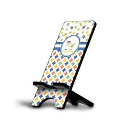 Boy's Space & Geometric Print Cell Phone Stand (Personalized)