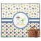 Boy's Space & Geometric Print Outdoor Picnic Blanket (Personalized)