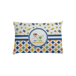 Boy's Space & Geometric Print Pillow Case - Toddler (Personalized)