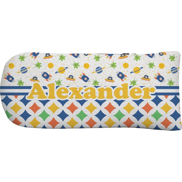 Boy's Space & Geometric Print Putter Cover (Front)