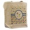 Boy's Space & Geometric Print Reusable Cotton Grocery Bag (Personalized)