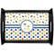 Boy's Space & Geometric Print Wooden Tray (Personalized)