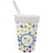 Boy's Space & Geometric Print Sippy Cup with Straw (Personalized)