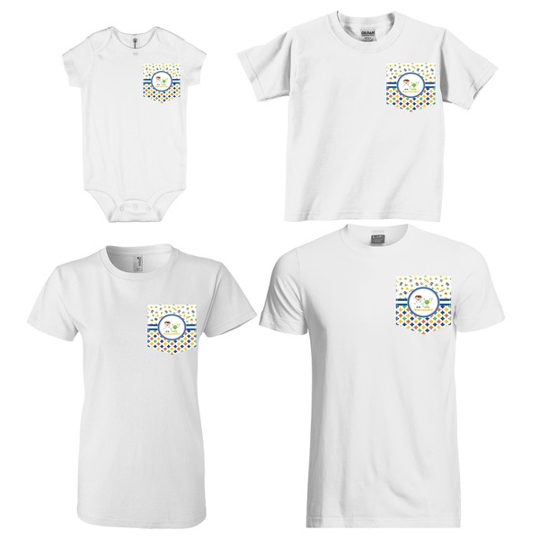 Boy's Space & Geometric Print Sized Pockets on Various Products