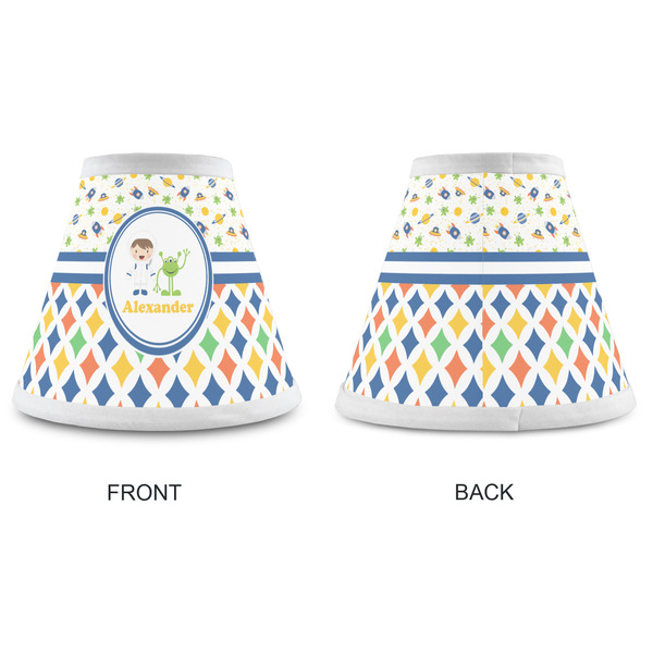 Boy's Space & Geometric Print Small Chandelier Lamp - Approval