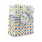Boy's Space & Geometric Print Small Gift Bag - Front/Main