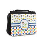 Boy's Space & Geometric Print Toiletry Bag - Small (Personalized)