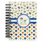 Boy's Space & Geometric Print Spiral Journal Small - Front View