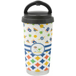 Boy's Space & Geometric Print Stainless Steel Coffee Tumbler (Personalized)