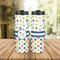Boy's Space & Geometric Print Stainless Steel Tumbler - Lifestyle