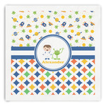 Boy's Space & Geometric Print Paper Dinner Napkins (Personalized)
