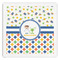 Boy's Space & Geometric Print Paper Dinner Napkin - Front View