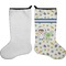 Boy's Space & Geometric Print Stocking - Single-Sided - Approval