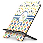 Boy's Space & Geometric Print Stylized Tablet Stand (Personalized)
