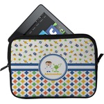 Boy's Space & Geometric Print Tablet Case / Sleeve - Small (Personalized)