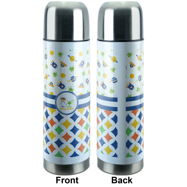 Boy's Space & Geometric Print Thermos - Apvl