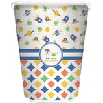 Boy's Space & Geometric Print Waste Basket (Personalized)