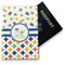 Boy's Space & Geometric Print Vinyl Passport Holder (Personalized)