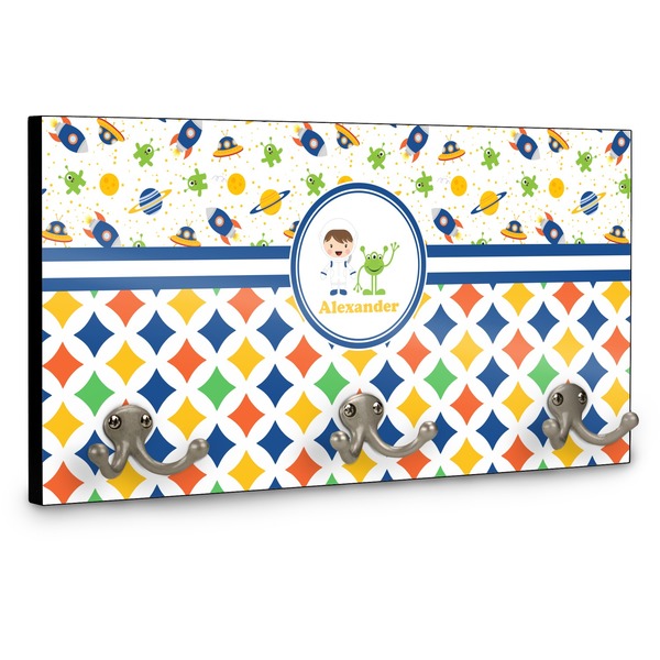 Boy's Space & Geometric Print Coat Hanger Main