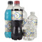 Boy's Space & Geometric Print Water Bottle Label - Multiple Bottle Sizes