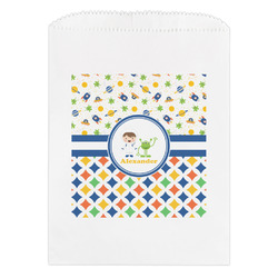 Boy's Space & Geometric Print Treat Bag (Personalized)