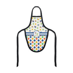 Boy's Space & Geometric Print Bottle Apron (Personalized)