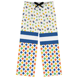 Boy's Space & Geometric Print Womens Pajama Pants - 2XL
