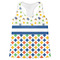Boy's Space & Geometric Print Womens Racerback Tank Top - 2X Large