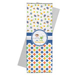 Boy's Space & Geometric Print Yoga Mat Towel (Personalized)