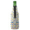 Boy's Space & Geometric Print Zipper Bottle Cooler - BACK (bottle)