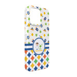 Boy's Space & Geometric Print iPhone Case - Plastic - iPhone 13 Pro (Personalized)