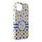 Boy's Space & Geometric Print iPhone Case - Plastic - iPhone 14 Pro Max (Personalized)