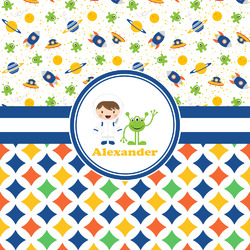 Boy's Space & Geometric Print