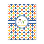 Boy's Astronaut Wood Print - 11x14 (Personalized)