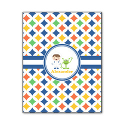 Boy's Astronaut Wood Print - 11x14 (Personalized)