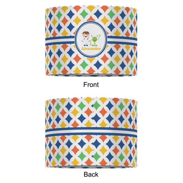 Boy's Astronaut 12" Drum Lampshade - APPROVAL (Fabric)