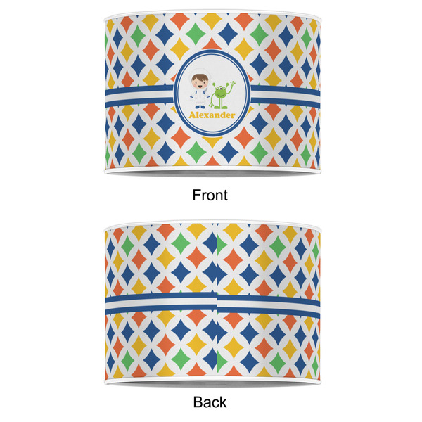 Boy's Astronaut 12" Drum Lampshade - APPROVAL (Poly Film)