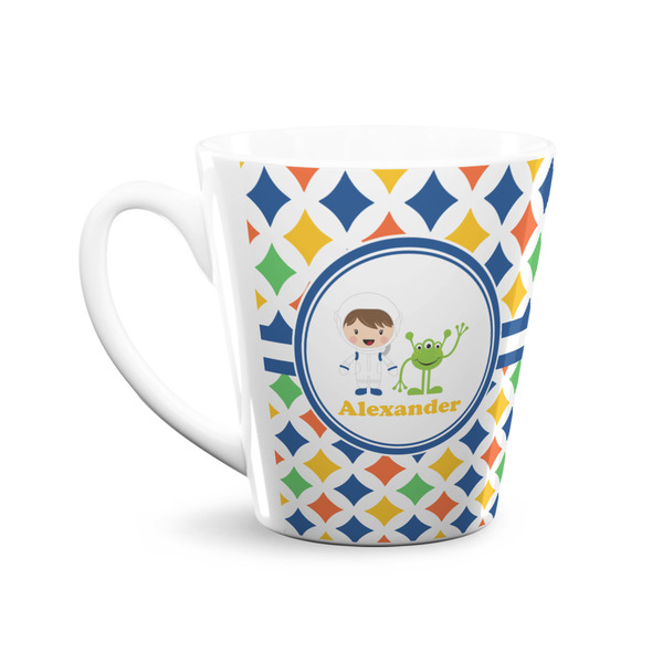 Boy's Astronaut 12 Oz Latte Mug - Front