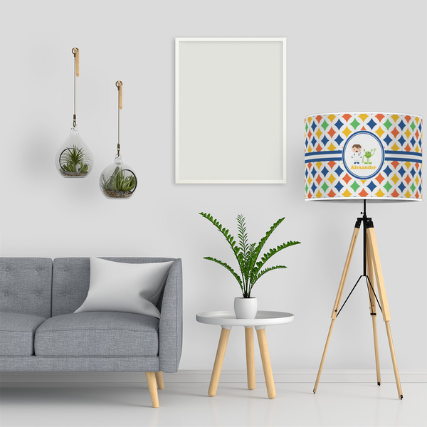 Boy's Astronaut 16" Drum Lampshade - LIFESTYLE