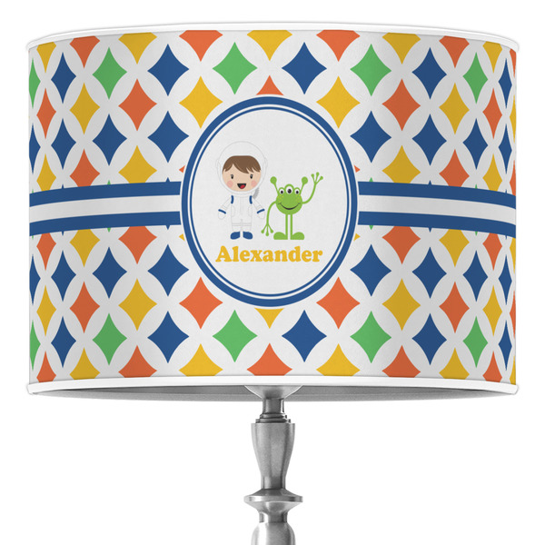 Custom Boy's Astronaut Drum Lamp Shade (Personalized)
