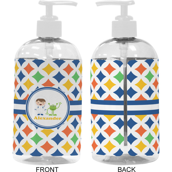 Boy's Astronaut 16 oz Plastic Liquid Dispenser- Approval- White