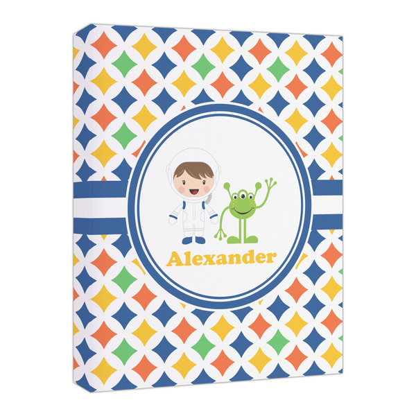 Custom Boy's Astronaut Canvas Print - 16x20 (Personalized)