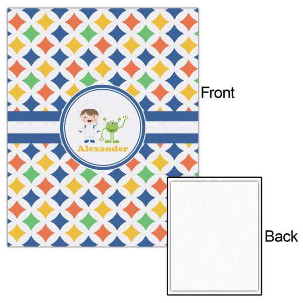 Boy's Astronaut 16x20 - Matte Poster - Front & Back