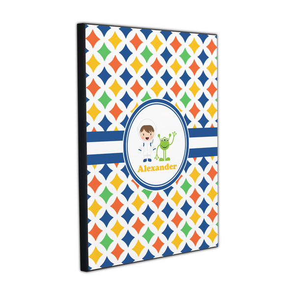 Boy's Astronaut 16x20 Wood Print - Angle View