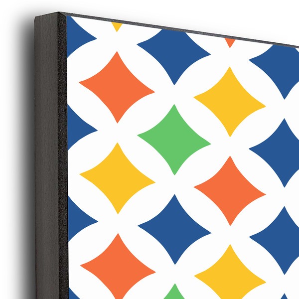 Boy's Astronaut 16x20 Wood Print - Closeup